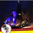 LED-Beleuchtungsset Licht-Set Akku-Box für Lego Black Pearl 4184 Fluch der Karibik
