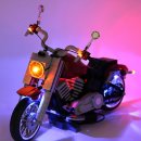 LED-Beleuchtungsset Licht-Set Akku-Box für Lego Harley Davidson 10269