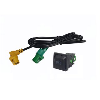 USB Buchse mit Kabelsatz VW RCD510 RNS510