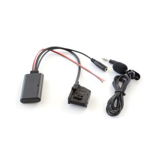 Bluetooth Aux in Adapter A2DP mit Mikrofon stream passend für Mercedes comand APS 2.0