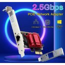 2,5 Gbit PCIe Netzwerkkarte RTL8125B Realtek 2.5G LAN...