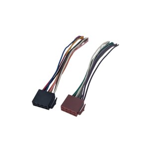 Auto Radio Adapter 2x DIN ISO Stecker Kabel 16 Pin Strom für VW AUDI Mercedes BMW