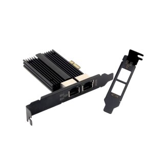 2-Port 2,5 Gbit PCIe Netzwerkkarte intel i226-V 2.5G LAN Ethernet Interface 2.5Gbps Dual