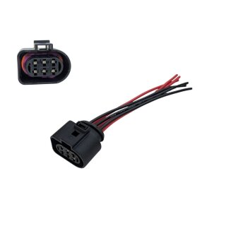 Stecker 6-polig für Audi VW 1J0973733 Audi weiblich Kabel 6Pin Steckgehäuse