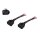 2X Stecker 6-polig für Audi VW 1J0973733 Audi weiblich Kabel 6Pin Steckgehäuse