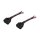 2X Stecker 6-polig für Audi VW 1J0973733 Audi weiblich Kabel 6Pin Steckgehäuse