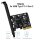 PCIe 3.0 zu USB 3.1 Gen2 Erweiterungskarte Dual-Port USB Typ-C 10Gbps ASMedia ASM3142