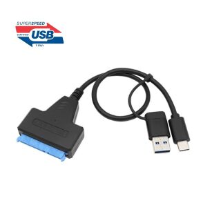 USB C 3.0 zu to S-ATA Adapter 2.5 HDD SSD Festplatte converter sata