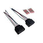 2x 4-polig Stecker für VW Skoda Seat Audi 1J0973724 weiblich Kabel Reparatursatz