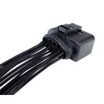 14-polig Scheinwerfer Stecker 1J0973737 für VW Audi Seat Skoda Kabel Leitung Reparatursatz