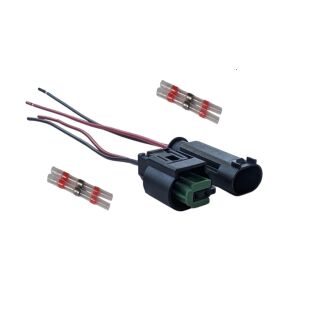 2-polig Buchse + Stecker für BMW MQS 1-967570-3 4F0973702 1-967644-1 968405-1 Kabel Reparatursatz