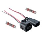 2-polig Buchse Stecker für VW Audi Seat Skoda...