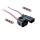 2-polig Buchse Stecker für VW Audi Seat Skoda  1J0973702 1J0973802 Kabel Reparatursatz