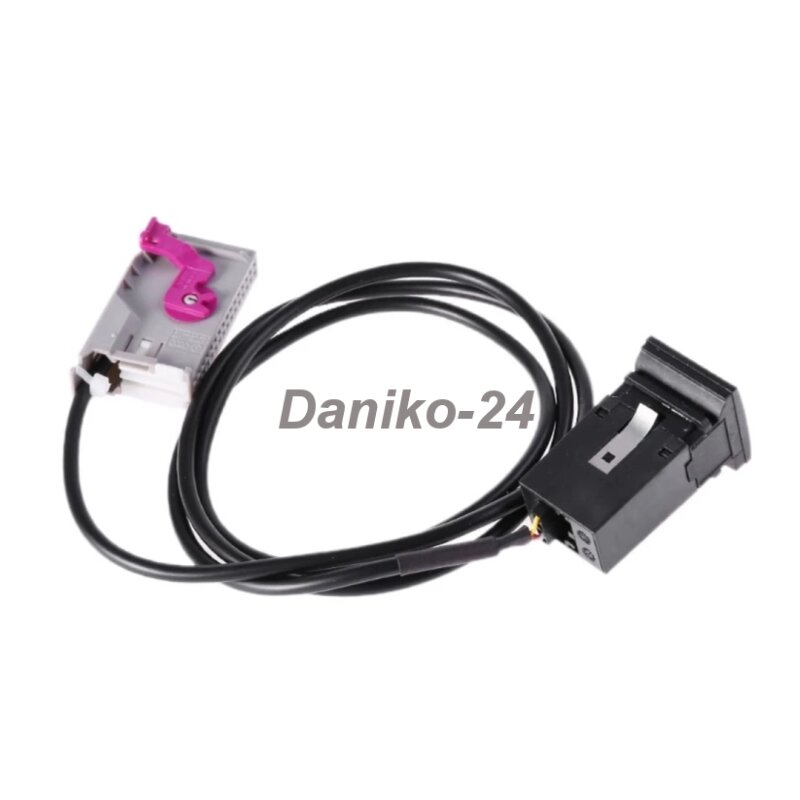 Aux-in Anschluss mit Buchse Klinke 3,5mm f/ür mp3 Audi RNS-E