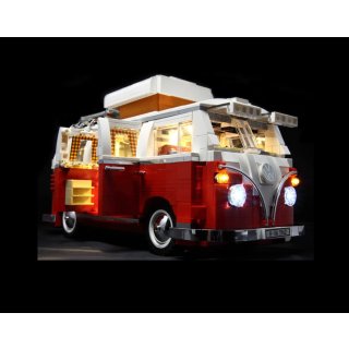 LED Beleuchtungsset für Lego VW Bus T1 Akku-Box 10220 Campingbus